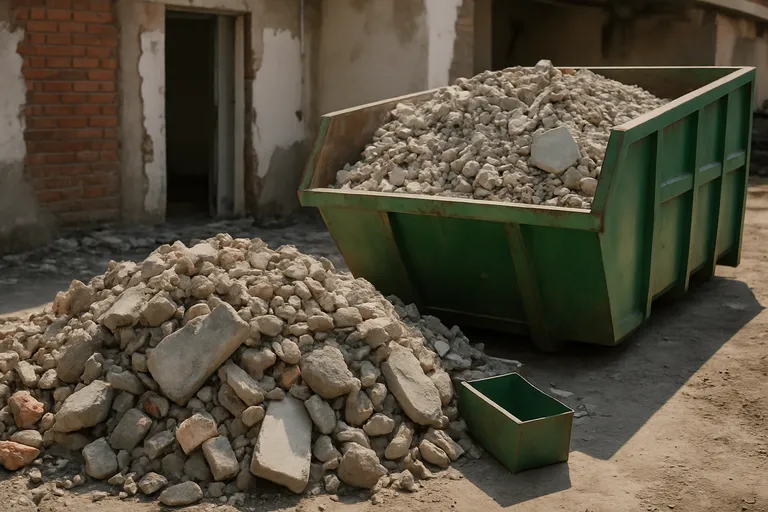 Veel puin, te weinig container? Dit helpt.